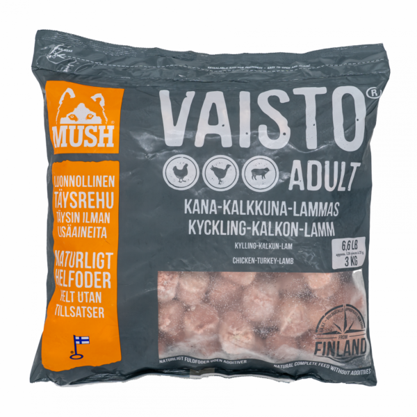 mush vaisto harmaa kana kalkkuna lammas 3kg